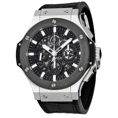 Hublot Big Bang Men's Black Watch with Rubber Band